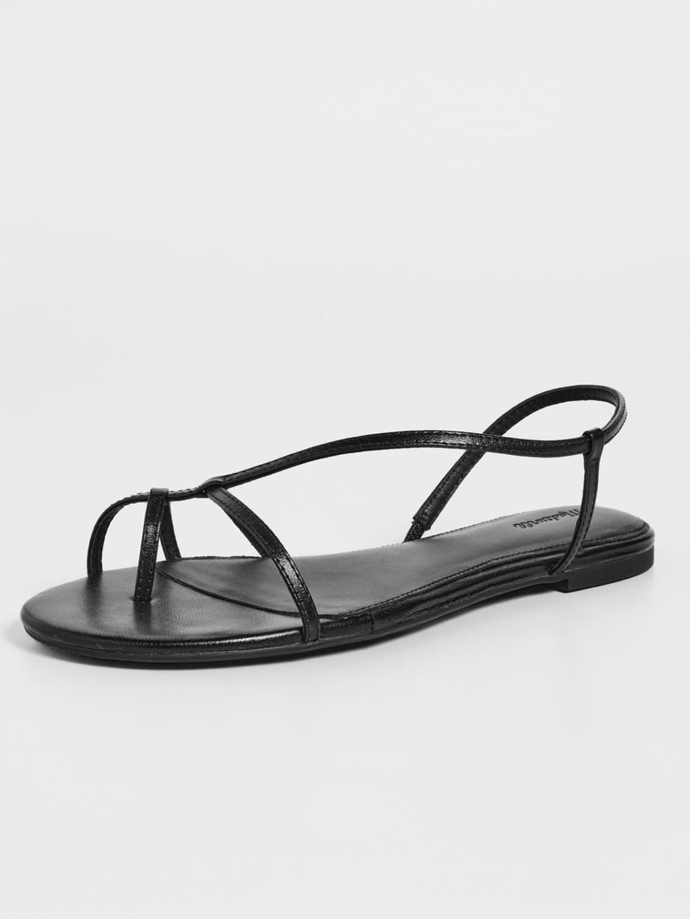 Madewell Iggy Strappy Sandals size 8 - True Black - OA558